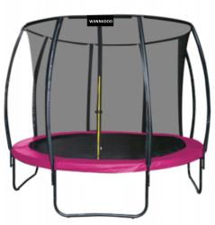WANNADO WANNADO Trampolína 12FT - 366cm s vnútornou sieťou + rebrík - Pink
