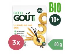 GOOD GOUT BIO Vanilková kolečka 3x80 g