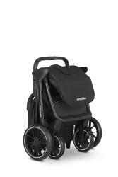 EASYWALKER Kočík kombinovaný Jimmey Pepper Black XXL AIR + RWS + Jackey XL Shadow Black