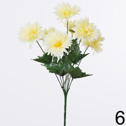 Kytica chryzantéma svetložltá 42cm