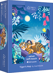 Trefl Trefl Velvet Soft-Touch puzzle  500 UFT -  Asia Orlando: Spiaci tiger
