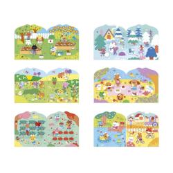 Janod Janod Stickers Samolepky Vidiek 7 predlôh