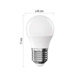 Emos Classic Mini Globe 2.5W E27 350lm neutrálna biela