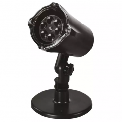 Emos LED dekoratívny projektor – vločky, vonkajší aj vnútorný, studená biela