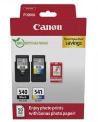 Canon PG-540 / CL-541 black+color + 50ks fotopapier 10x15cm GP-501