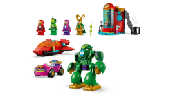 Lego Loki vs. tím Iron Mana