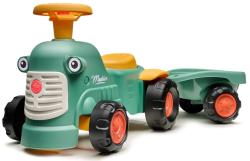 Falk Falk traktor baby Maurice zelený vintage s prívesom