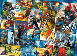 Trefl Trefl Drevené puzzle 1000 - Marvel Universe Komiks