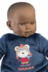 Llorens Llorens 14247 BABY ZARIEB - realistická bábika bábätko s mäkkým látkovým telom - 42 cm