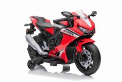 BENEO HONDA CBR 1000RR, Licencované, 12V batéria, Plastové kolesá, 30W motor, LED svetlá, pevný rám,