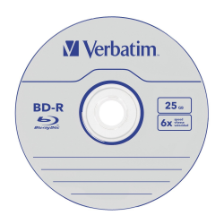 Verbatim BD-R SL 5ks, 25GB 6x