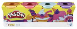 Hasbro Hasbro Play-doh plastelína 4 kelímky sweet 14E4869