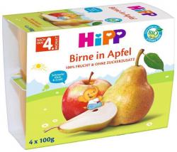 HiPP BIO jablká s hruškami (4x 100 g)