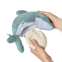 Kaloo Kaloo Petit Calme Plyšový delfín s levanduľovým vankúšom pre lepší spánok 15 cm