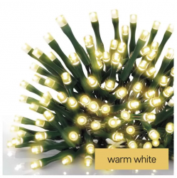 Emos Vianočná reťaz Classic 240 LED, 24m, 8 módov svietenia, teplá biela