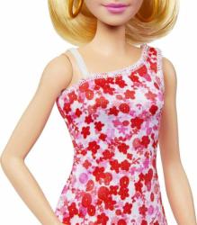 Mattel Mattel Barbie modelka - Ružové kvietkové šaty