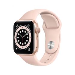 Apple Watch Series 6 GPS, 40mm Gold Aluminium Case with Pink Sand Sport Band