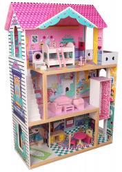 Wiky Drevený domček pre bábiky 82 × 33 × 118 cm