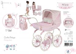 DeCuevas DeCuevas 87046 Kočík pre bábiky hlboký NIZA 2022 - 68 cm