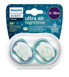 Philips AVENT Cumlík Ultra air nočný 6-18m chlapec 2ks
