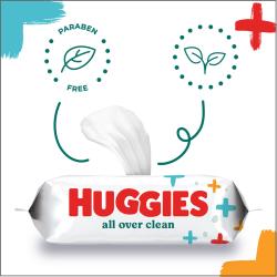 HUGGIES® Single All Over Clean Obrúsky vlhčené 56 ks