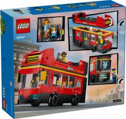 LEGO LEGO® City 60407 Červený dvojposchodový vyhliadkový autobus