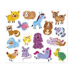 Janod Janod Stickers Samolepky Domáce zvieratá 100 ks od 18 mesiacov