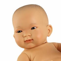 Llorens Llorens 45006 NEW BORN DIEVČATKO-  realistické bábätko s celovinylovým telom