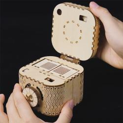 RoboTime RoboTime 3D drevené mechanické puzzle Šperkovnica