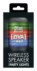 Trust Ziva Wireless Bluetooth Speaker with party lights