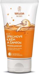 WELEDA 2 v 1 Sprchový krém a šampón, Šťastný pomaranč 150 ml