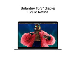 Apple MacBook Air 15" Apple M3 8C CPU 10C GPU 8GB 512GB Kozmický sivý SK