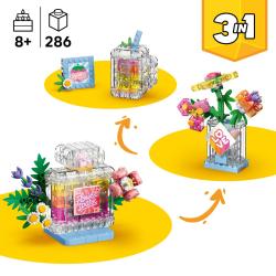 Lego Flakón na parfum zdobený kvetmi