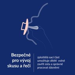LOVI Cumlík silikónový dynamický Prime 6-18m 2ks Coconut/Ivory