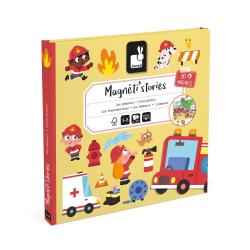Janod Janod Magnetistories Požiarnici Vytvor si príbeh