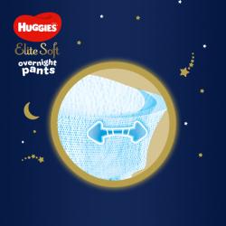 2x HUGGIES® Elite Soft Pants OVN Nohavičky plienkové jednorazové 5 (12-17 kg) 17 ks