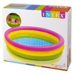 Intex Intex nafukovací detský bazénik trojfarebný  malý