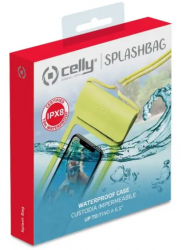Celly Splash Bag 2019 pre telefóny 6,5" žlté