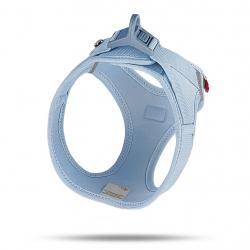 CURLI Postroj pre psov so sponou Air-Mesh Skyblue S, 4-7 kg