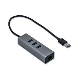 i-Tec Metal USB 3.0 Hub 3-Port + Gigabit Ethernet Adapter