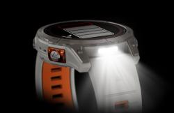 Garmin fenix 7 Pro Sapphire Solar, Titanium, Fog Gray/Ember Orange Band