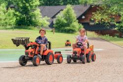 Falk Falk Šliapací traktor 2060AB Kubota M6 s vlečkou