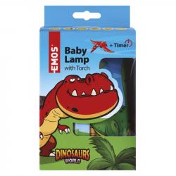 Emos Dino LED detská lampa so svietidlom