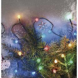 Emos LED vianočná cherry reťaz – guličky 20m multicolor, programy
