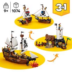 Lego Ikonická pirátska loď  + doručenie zadarmo 