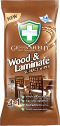 Green Shield Vlhčené čistiace utierky na drevo a laminát 50ks