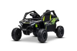 BENEO Kawasaki TERYX KRX 1000 12V, čierne, jednomiestne, odpružená zadná náprava, 2,4 Ghz diaľkové o