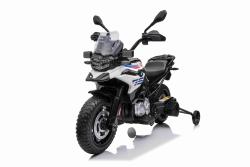 BENEO Elektrická Motorka BMW F850 GS, Licencované, 12V batéria, EVA mäkké kolesá, 2 x 35W motor,LED 