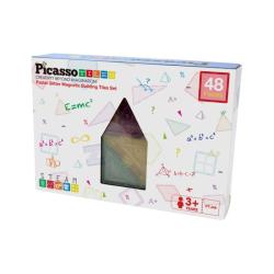 Orbico Picasso stavebnica 48 dielikov Magnetické bloky, Glitrované