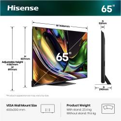 HISENSE 65UR8S  - 5% zľava s kódom HIS5MSF + Antik TV ZADARMO + predĺžená záruka na 5 rokov
